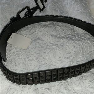 Leather belt